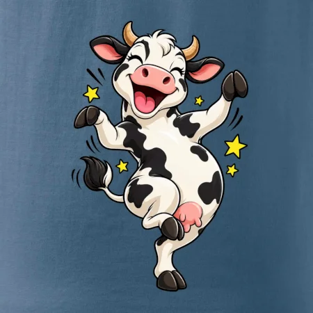 Veselá tančící kráva