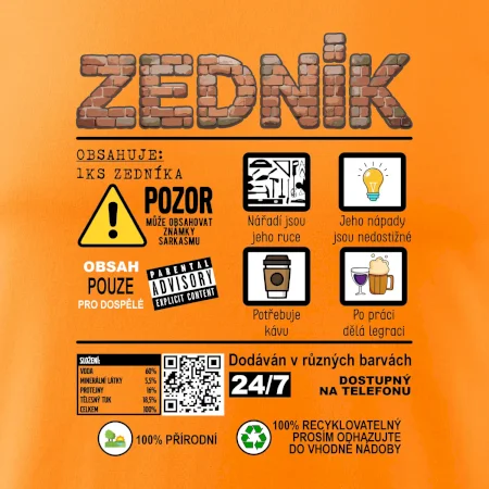 Profese - informace o produktu - ZEDNÍK
