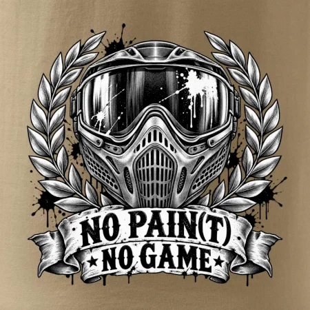 Motiv no paint no game s maskou
