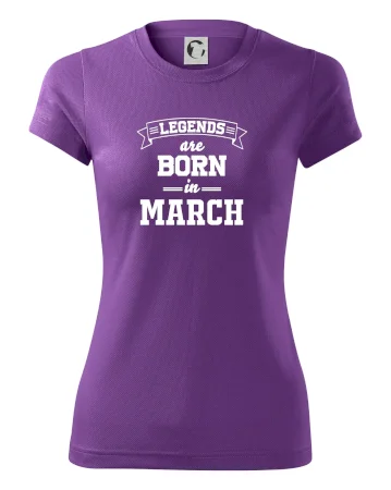 Legends are born in March