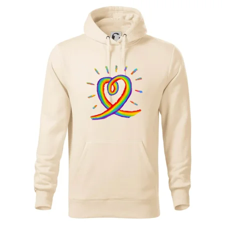 Srdce pride duha kreslená