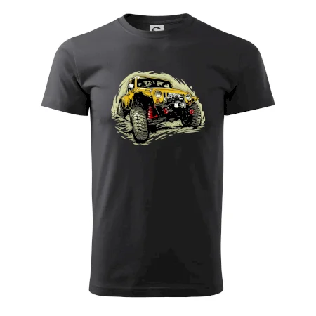 Žlutý offroad s navijákem