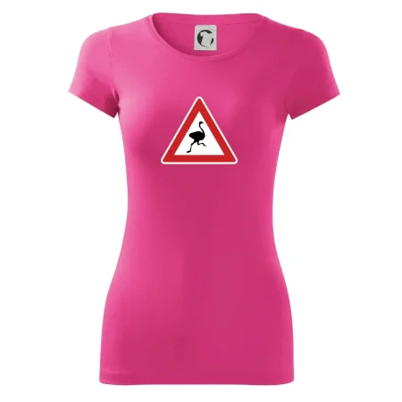 Dopravní značka - Pozor pštros