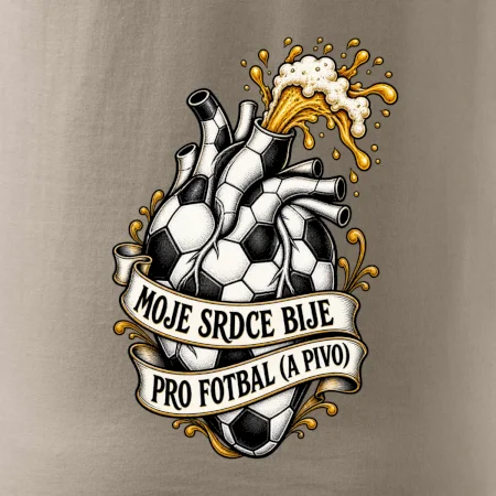 Moje srdce bije pro fotbal a pivo