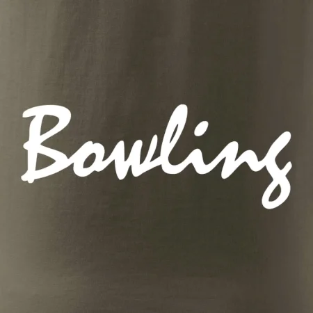 Bowling nápis psací