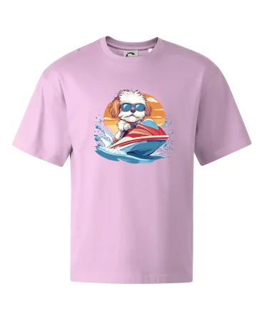 Bišonek na vodním skútru