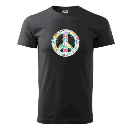 Peace and love symbol