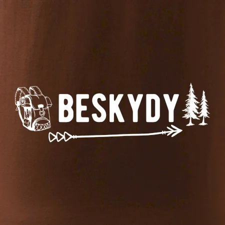 Beskydy nápis