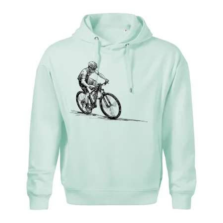 MTB kreslený cyklista