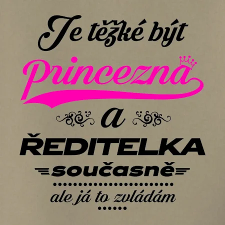 Je těžké být princezna - ředitelka
