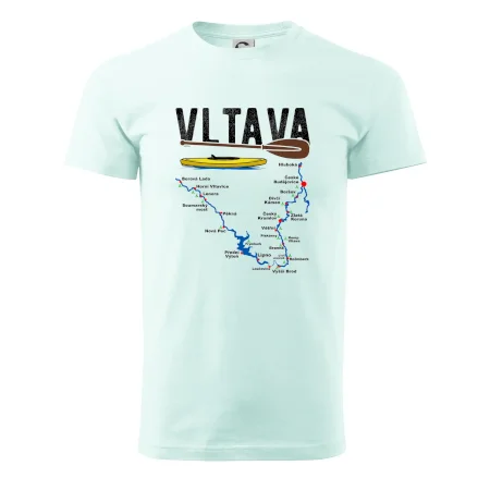 Mapa řeky Vltavy