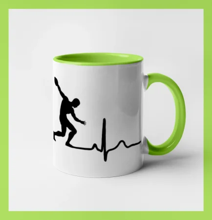 EKG hod diskem