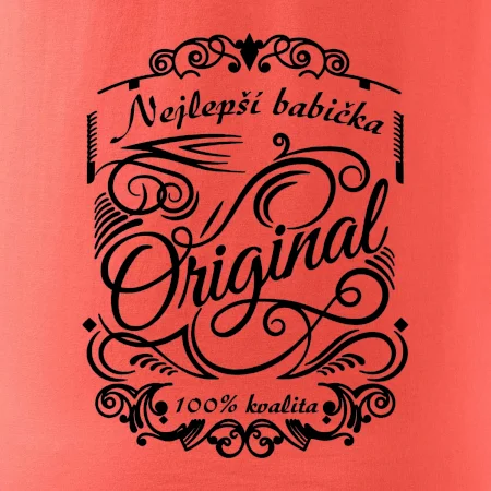 Vintage nejlepší babička  100% kvalita