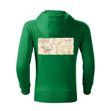 Mapa Báňské dráhy z Moravské Ostravy do Doubravy