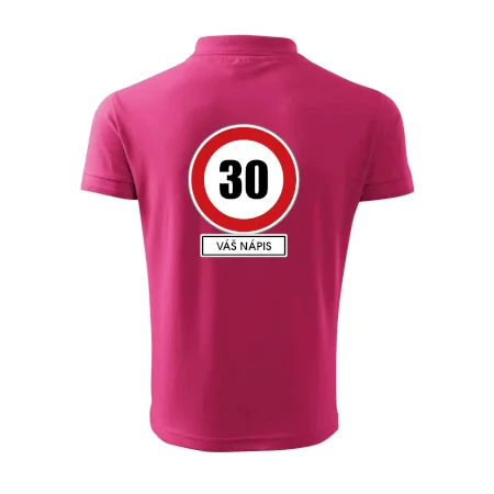 Dopravní značka - rychlost 30 - váš nápis