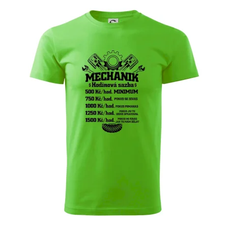 Mechanik - hodinová sazba