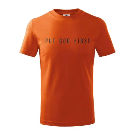 Put God first slabý nápis