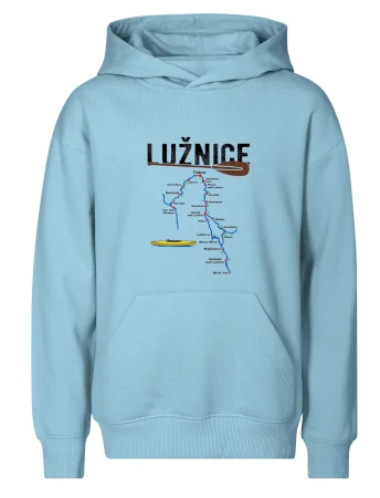 Mapa řeky Lužnice