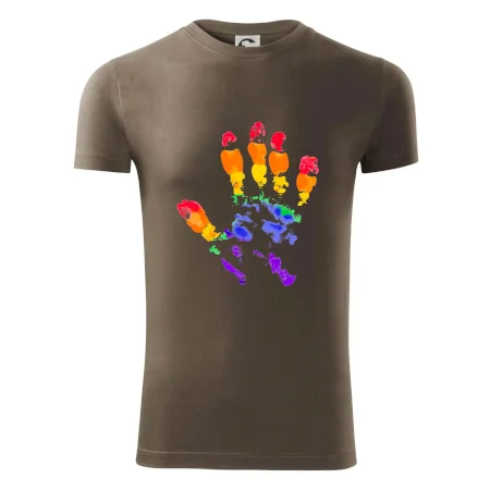 LGBT hand print