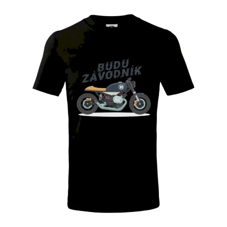 Budu závodník  modrý cafe racer