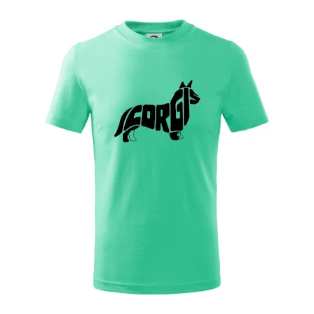 Corgi - nápis v těle