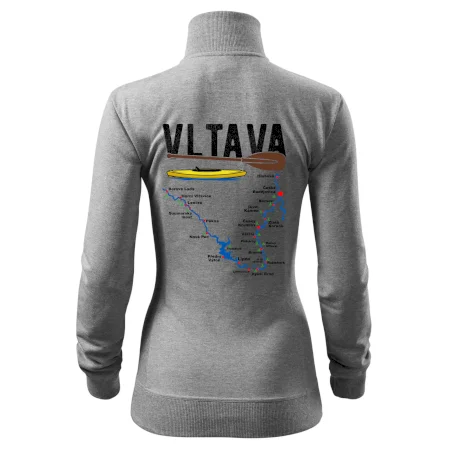 Mapa řeky Vltavy