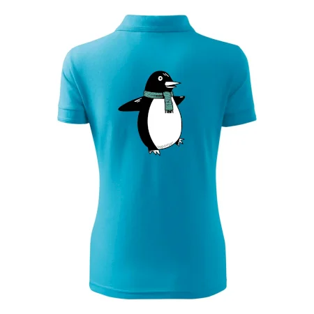 Tučňák se zelenou šálou