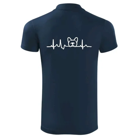 EKG Francouzský buldoček hlava