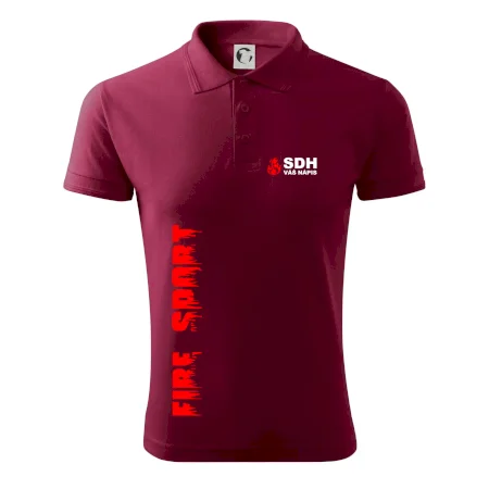 SDH nápis (oheň, firesport, název sboru - vlastní nápis)