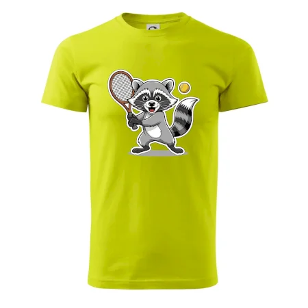 Mýval hraje tenis kreslený