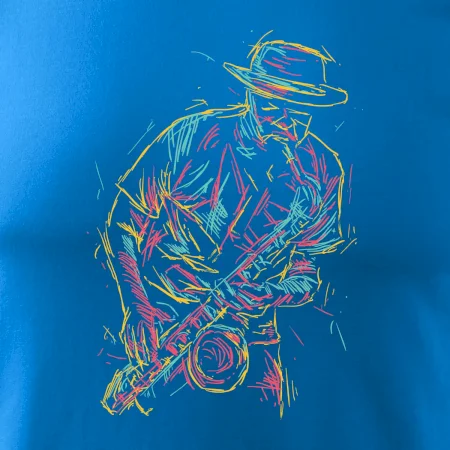 Jazz saxofon splash