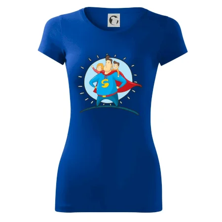 Táta superman - holka a kluk