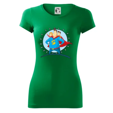 Táta superman - holka a kluk