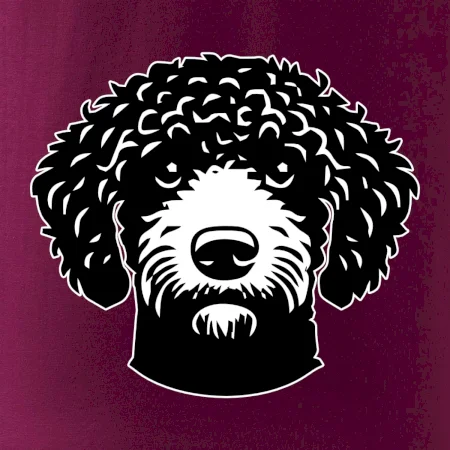 Lagotto romagnolo hlava na prsu