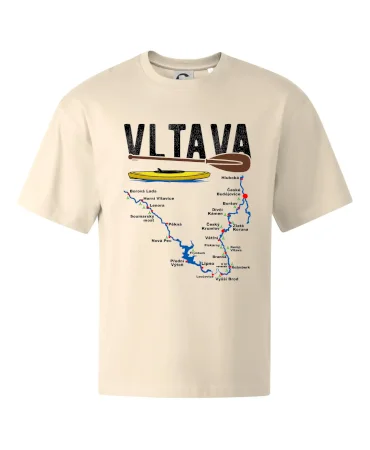 Mapa řeky Vltavy