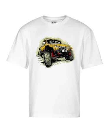 Žlutý offroad s navijákem