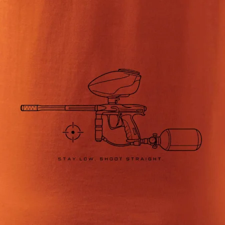 Minimalistický marker stay low shoot straight