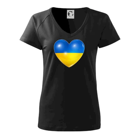 Ukrajina srdce vlajka