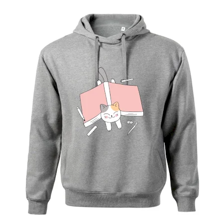 Učení na státnice kočka