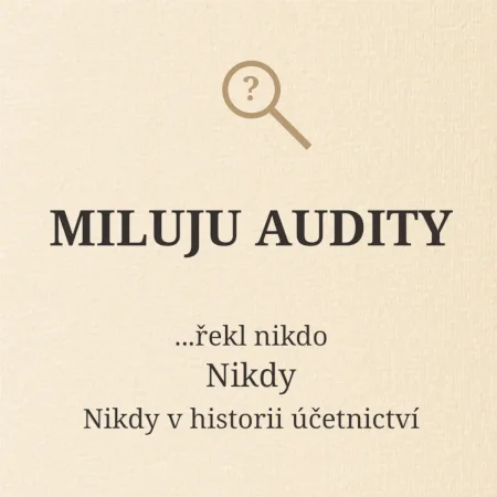 Miluju audity řekl nikdo nikdy