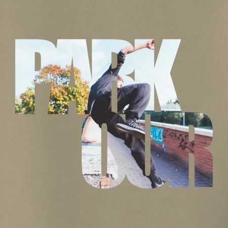 Parkour nápis ve městě