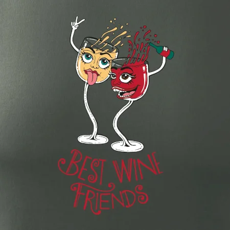 Best wine friends dancing (Pecka design)
