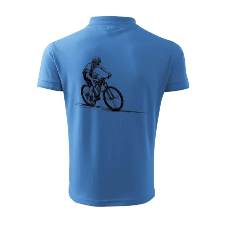 MTB kreslený cyklista