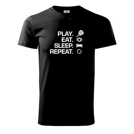 Play eat sleep repeat padel