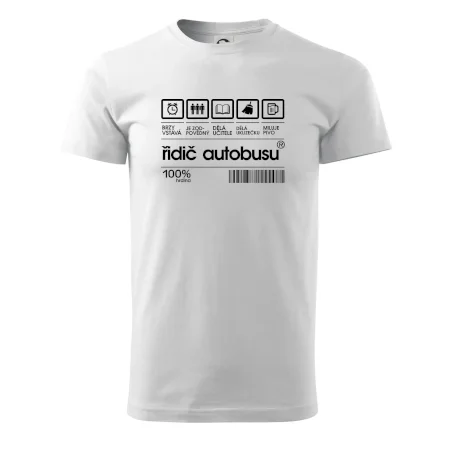 Čárový kód řidič autobusu