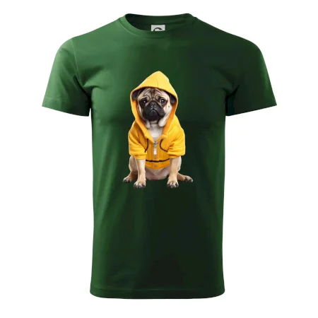 Mops v mikině