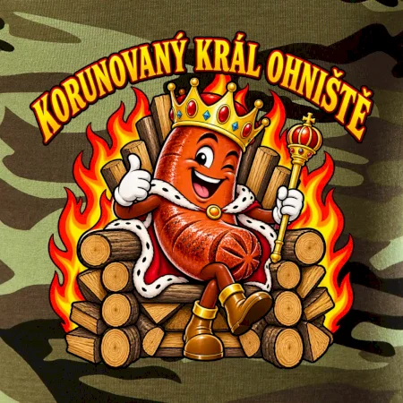 Korunovaný král ohniště