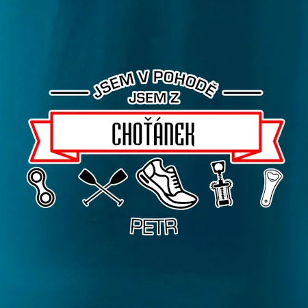 Jsem v pohodě jsem z ... (vlastní název a jméno)