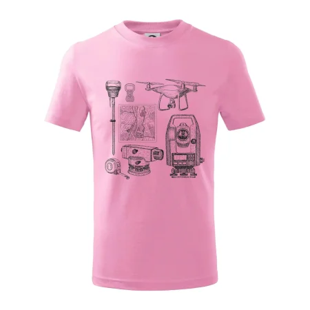 Geodet teodolit dron