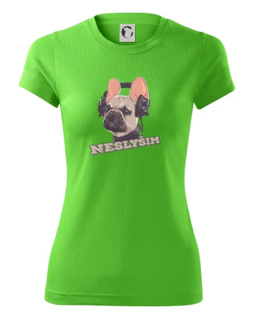 Francouzský buldoček neslyším